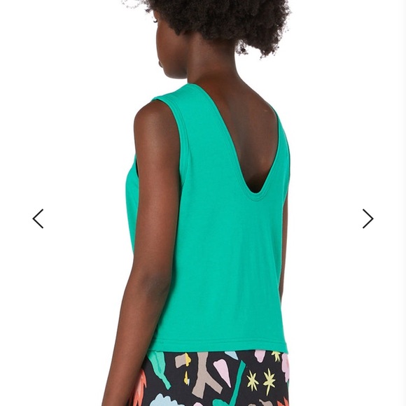 Gorman scoop tank top in green - size 10 - Picture 5 of 10